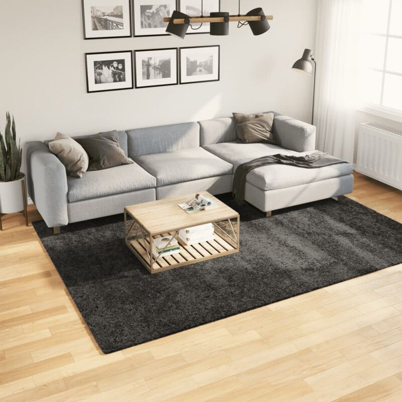 foto del prodotto vidaxl tappeto shaggy pamplona pelo lungo moderno antracite 200x280cm