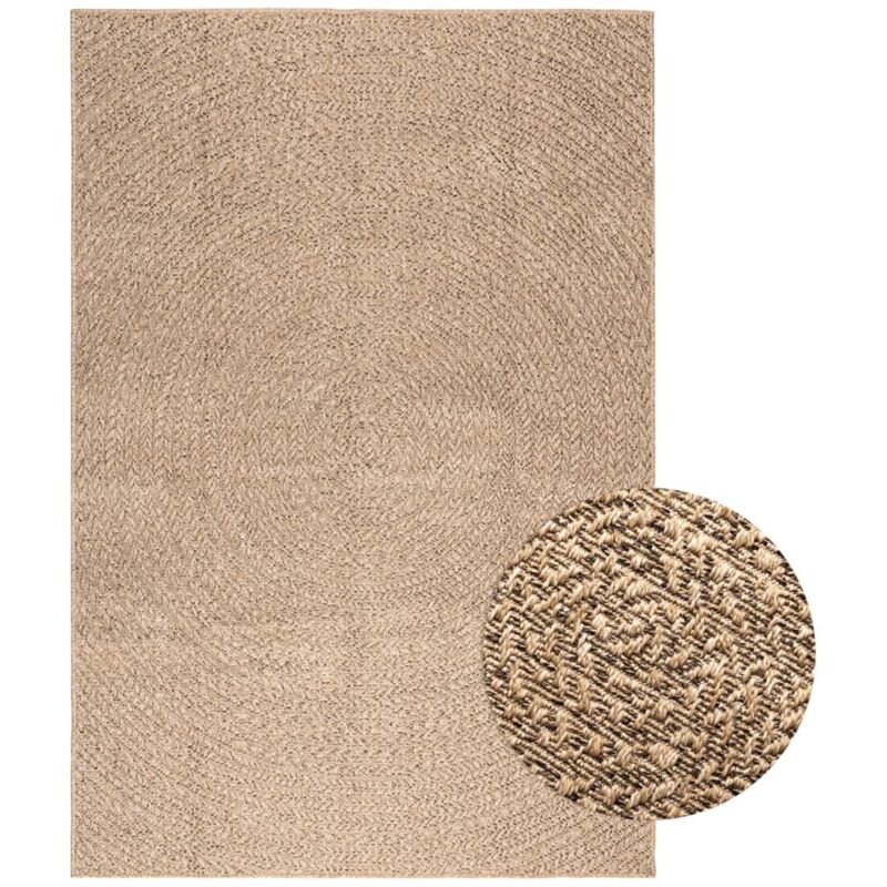 foto del prodotto vidaxl tappeto zizur 140x200 cm aspetto iuta per interni ed esterni