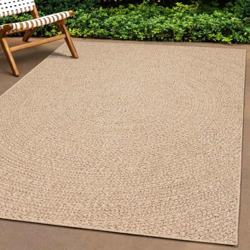 foto del prodotto vidaxl tappeto zizur 240x240 cm aspetto iuta per interni ed esterni