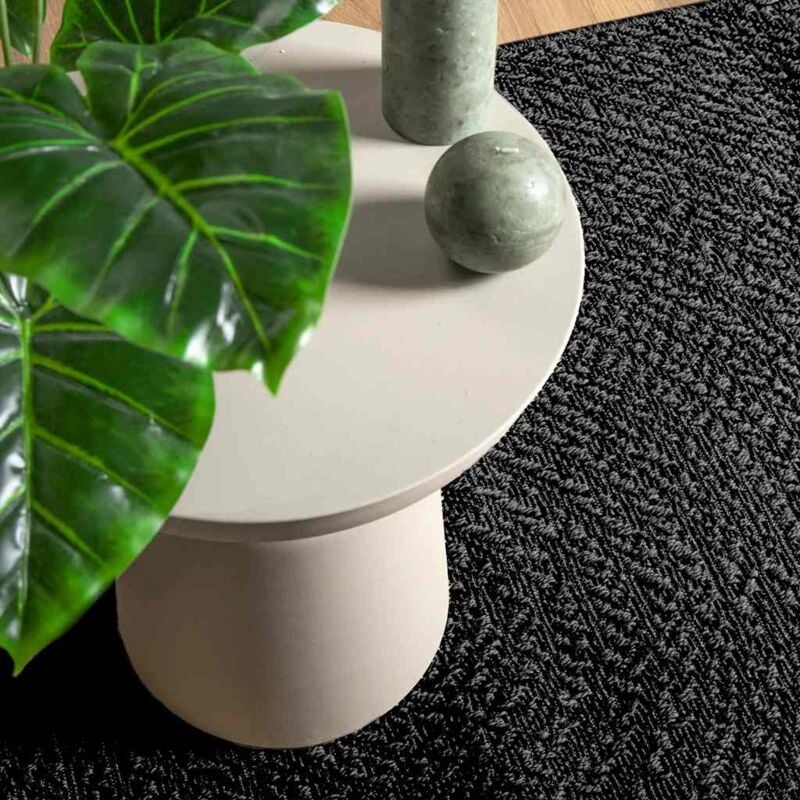 foto del prodotto vidaxl tappeto zizur antracite 140x200 cm aspetto iuta interni esterni