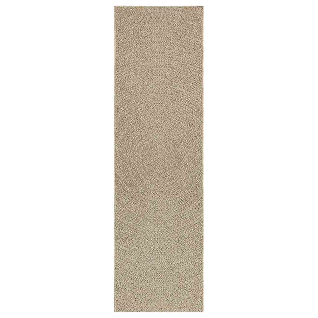 foto del prodotto vidaxl tappeto zizur beige 80x250 cm aspetto iuta interni ed esterni