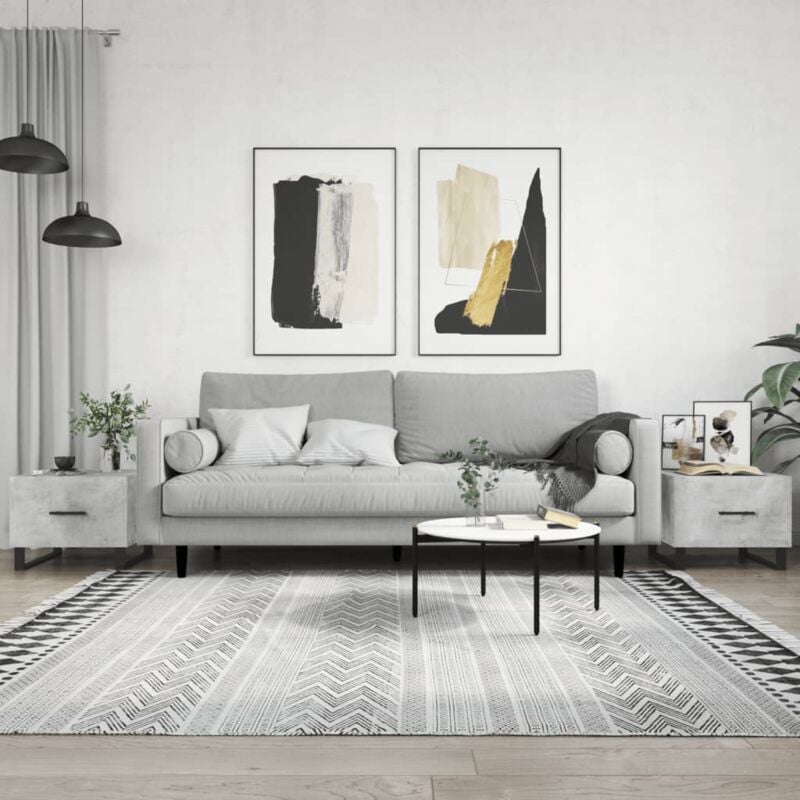 foto del prodotto vidaxl tavolini salotto 2pz grigio cemento 50x50x40 legno multistrato