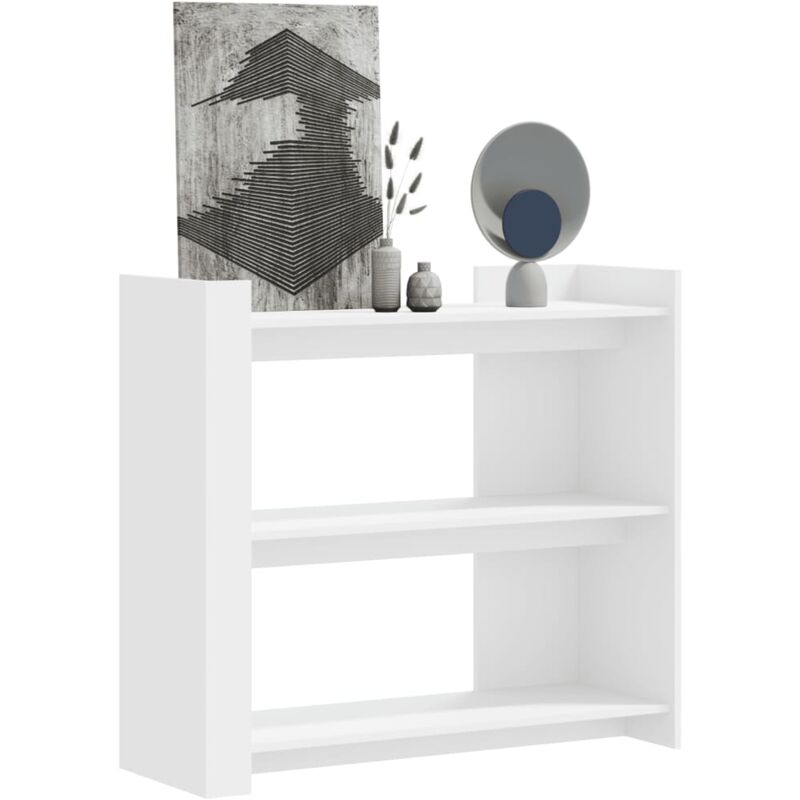 foto del prodotto vidaxl - tavolino consolle bianco 100x35x90 cm in legno multistrato