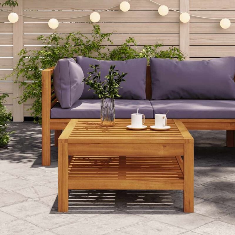 foto del prodotto vidaxl tavolino da caff 65x65x35 cm in legno massello di acacia