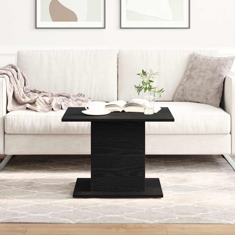 foto del prodotto vidaxl tavolino da caff rovere nero 55,5x55,5x40 cm legno ingegnerizzato