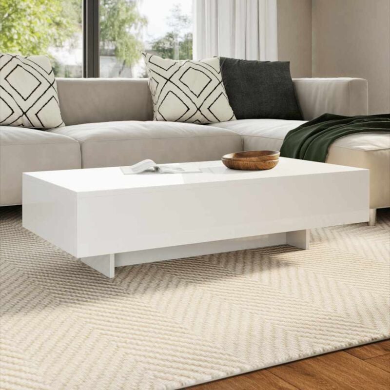 foto del prodotto vidaxl tavolino da caff salotto stile moderno elegante bianco lucido varie dimensioni colore bianco lucido