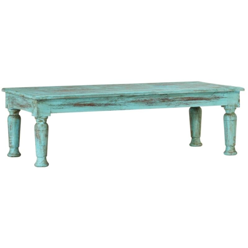 foto del prodotto vidaxl tavolino da salotto 110x50x34 cm in legno massello di recupero