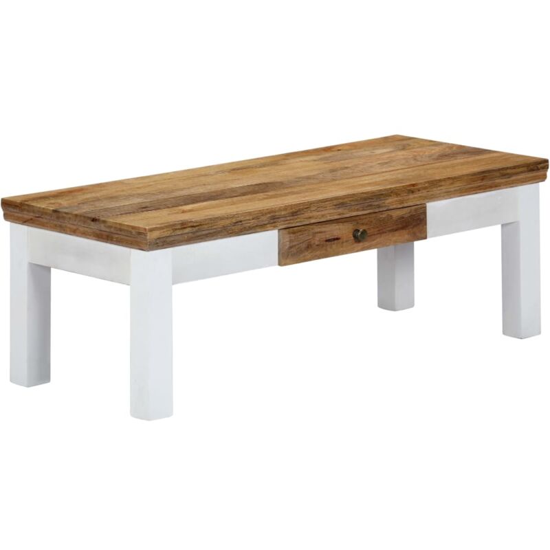 foto del prodotto vidaxl tavolino da salotto 110x50x40 cm in legno massello di mango