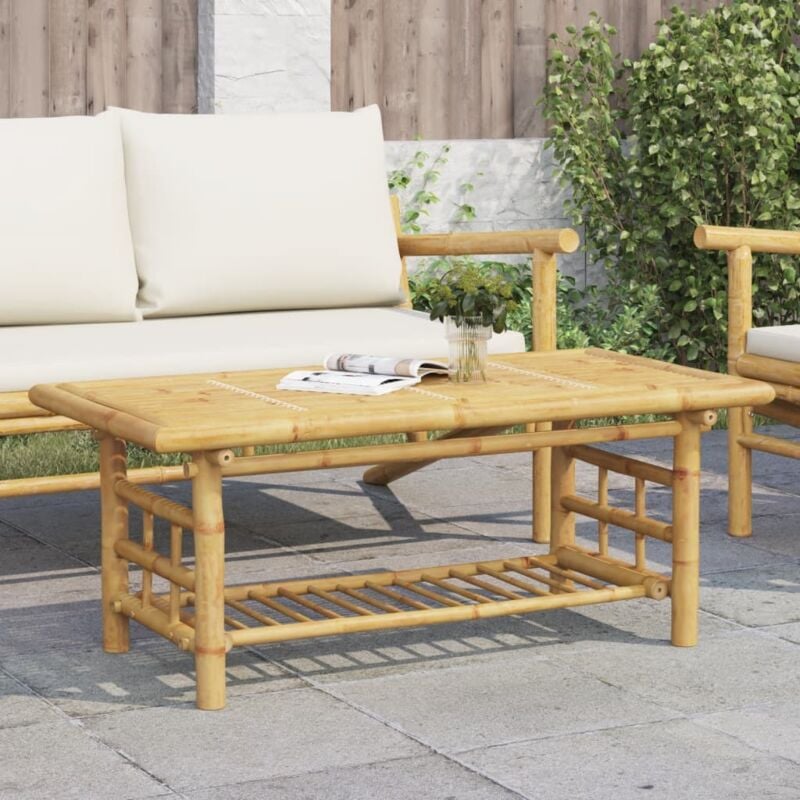 foto del prodotto vidaxl tavolino da salotto 110x55x45 cm in bamb 
