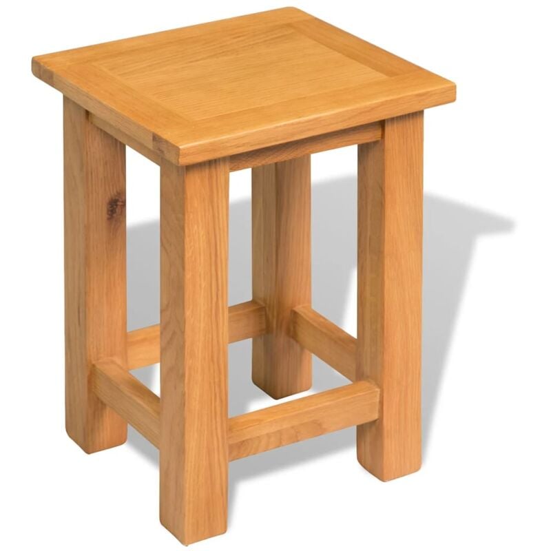 foto del prodotto vidaxl tavolino da salotto 27x24x37 cm in massello di rovere