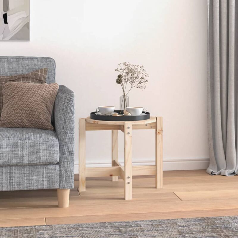 foto del prodotto vidaxl tavolino da salotto 52,5x45 cm in legno massello di pino