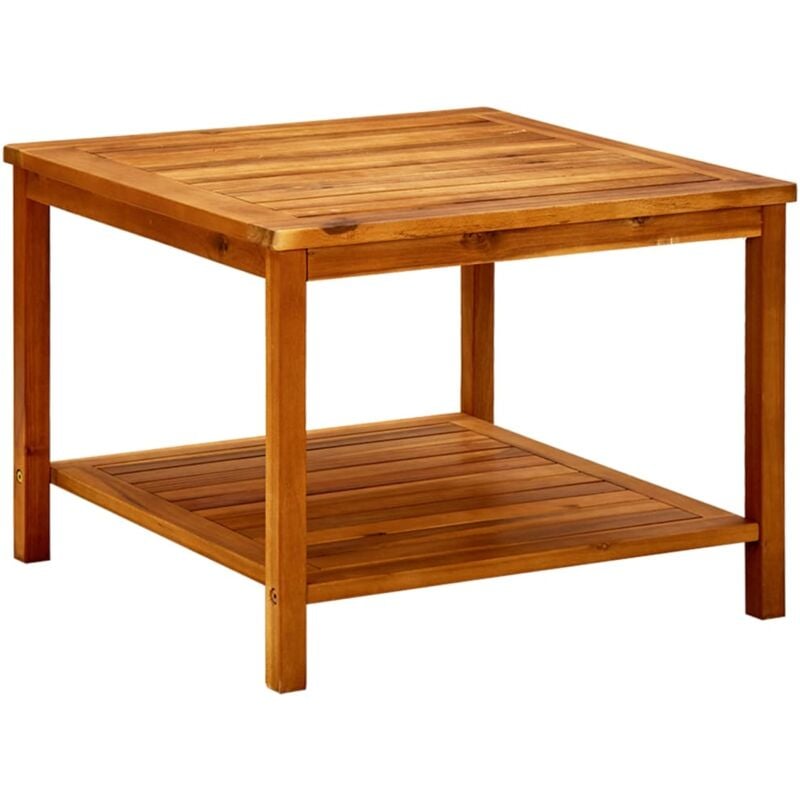 foto del prodotto vidaxl tavolino da salotto 60x60x45 cm in legno massello di acacia