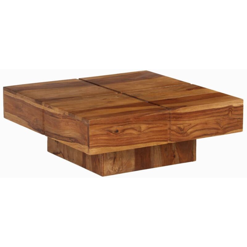 foto del prodotto vidaxl tavolino da salotto 80x80x30 cm in legno massello di acacia