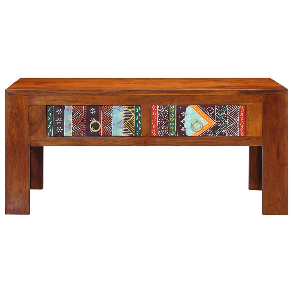 foto del prodotto vidaxl tavolino da salotto 90x50x40 cm in legno massello di acacia