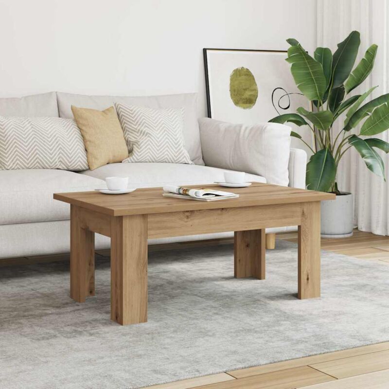 foto del prodotto vidaxl tavolino da salotto artigianale 100x60x42 cm legno multistrato