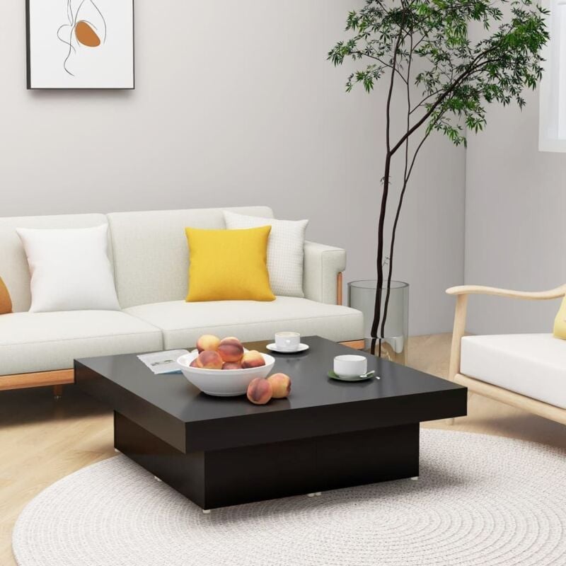 foto del prodotto vidaxl tavolino da salotto dal design moderno ed elegante vari colori disponibili colore nero