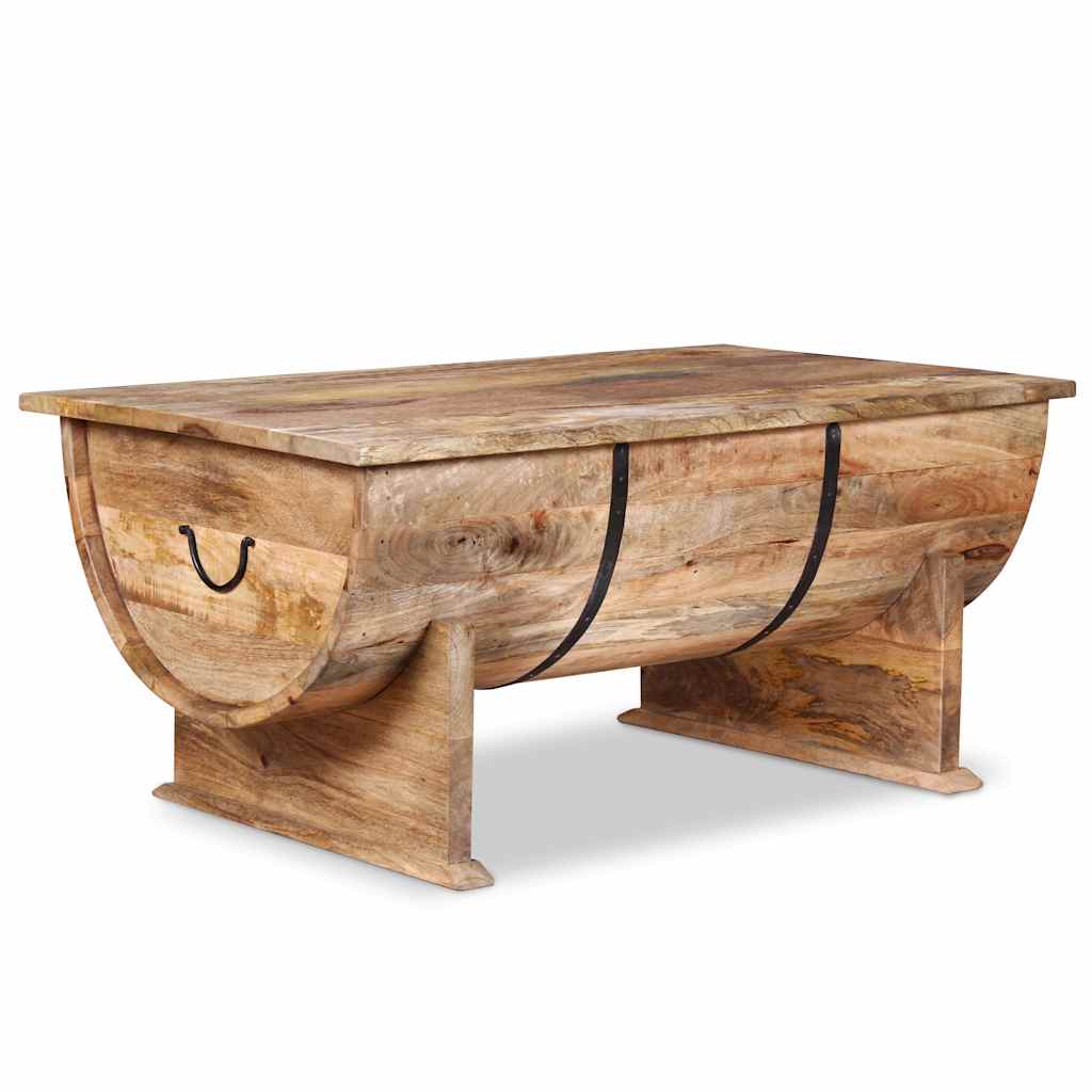 foto del prodotto vidaxl tavolino da salotto in legno massello di mango 88x50x40 cm