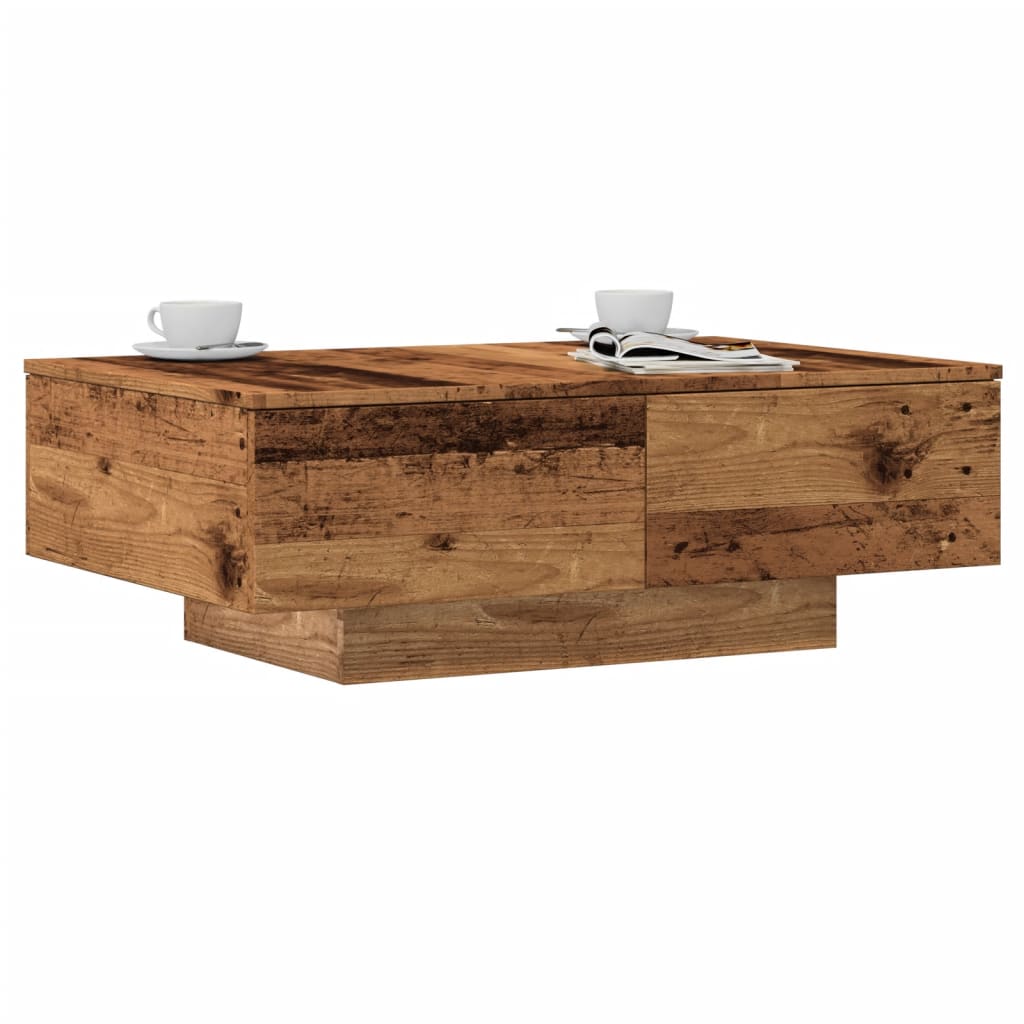 foto del prodotto vidaxl tavolino da salotto legno antico 90x60x31 cm legno multistrato