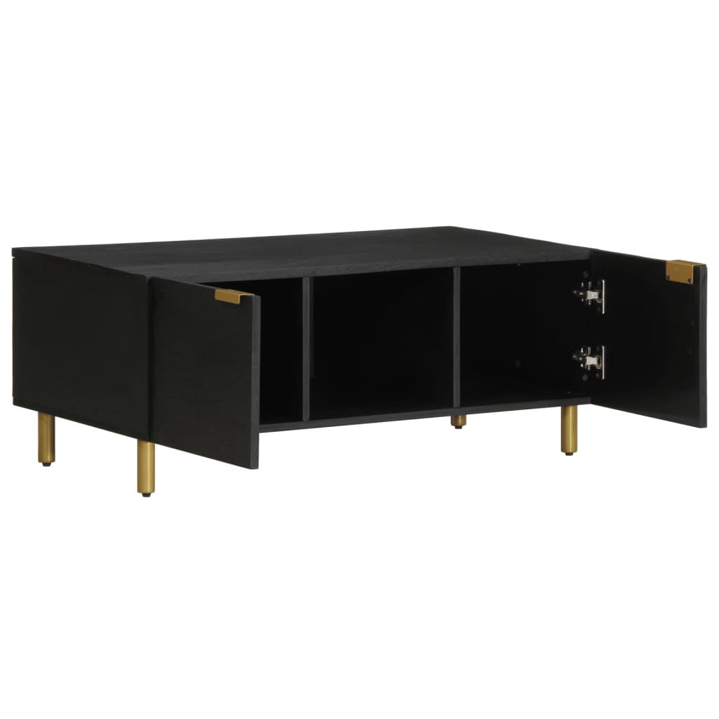 foto del prodotto vidaxl tavolino da salotto nero 100x54x40 cm in legno multistrato