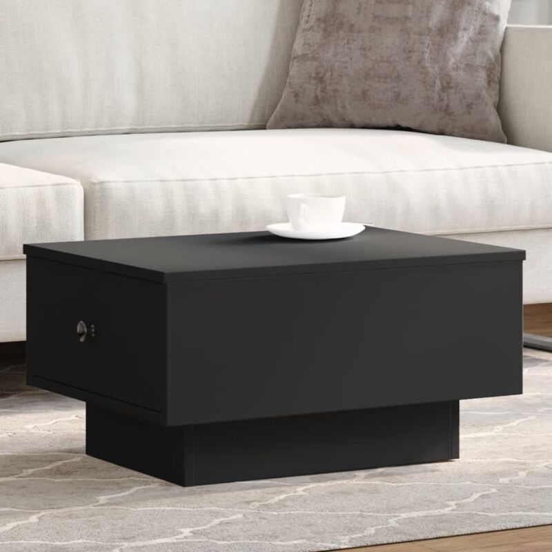 foto del prodotto vidaxl tavolino da salotto nero 60x45x31 cm in legno multistrato