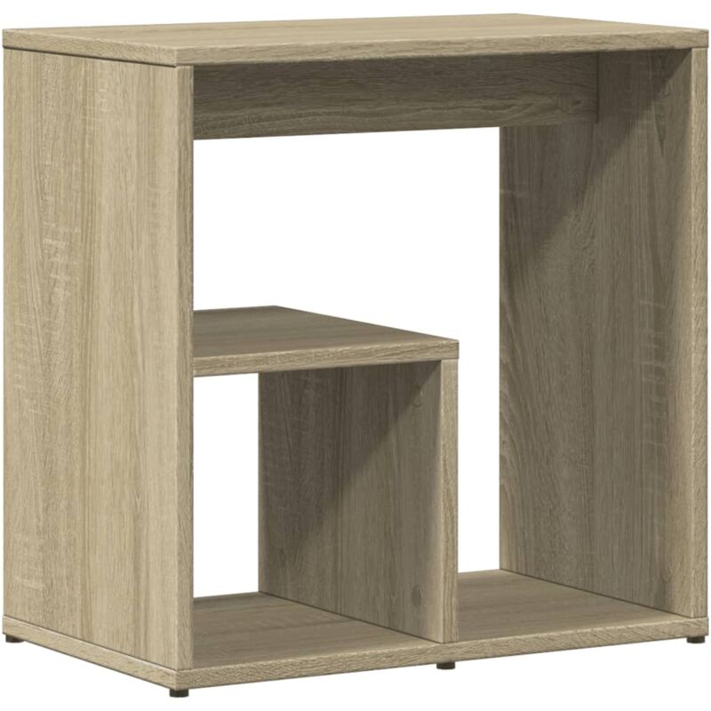 foto del prodotto vidaxl tavolino da salotto rovere sonoma 50x30x50cm legno multistrato