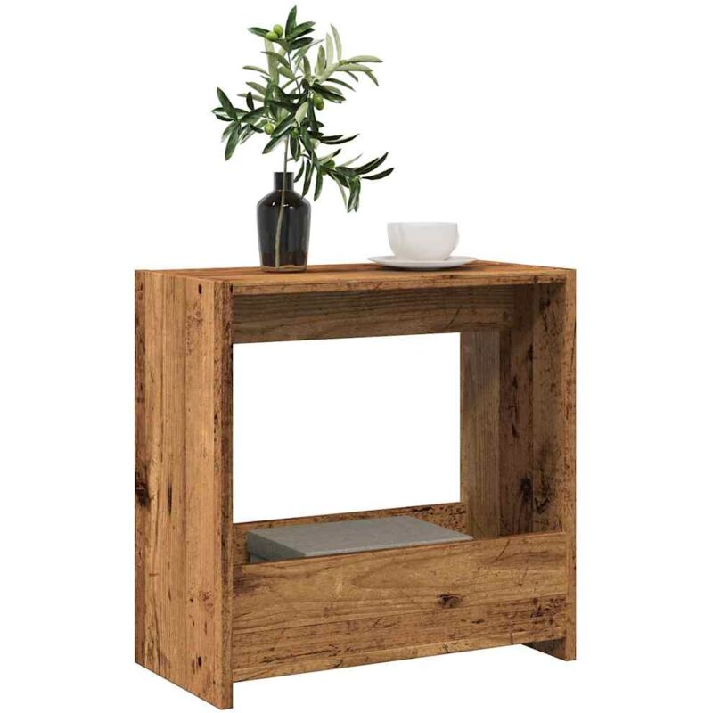 foto del prodotto vidaxl tavolino legno vecchio 50x26x50 cm in legno multistrato