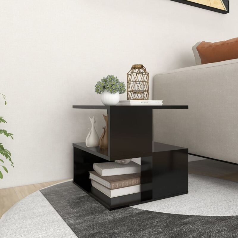 foto del prodotto vidaxl tavolino nero 40x40x40 cm in legno multistrato