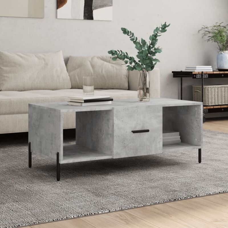 foto del prodotto vidaxl tavolino salotto grigio cemento 102x50x40 cm legno multistrato
