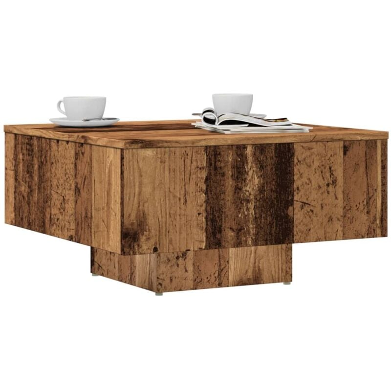 foto del prodotto vidaxl tavolino salotto legno antico 60x60x31,5 cm legno multistrato