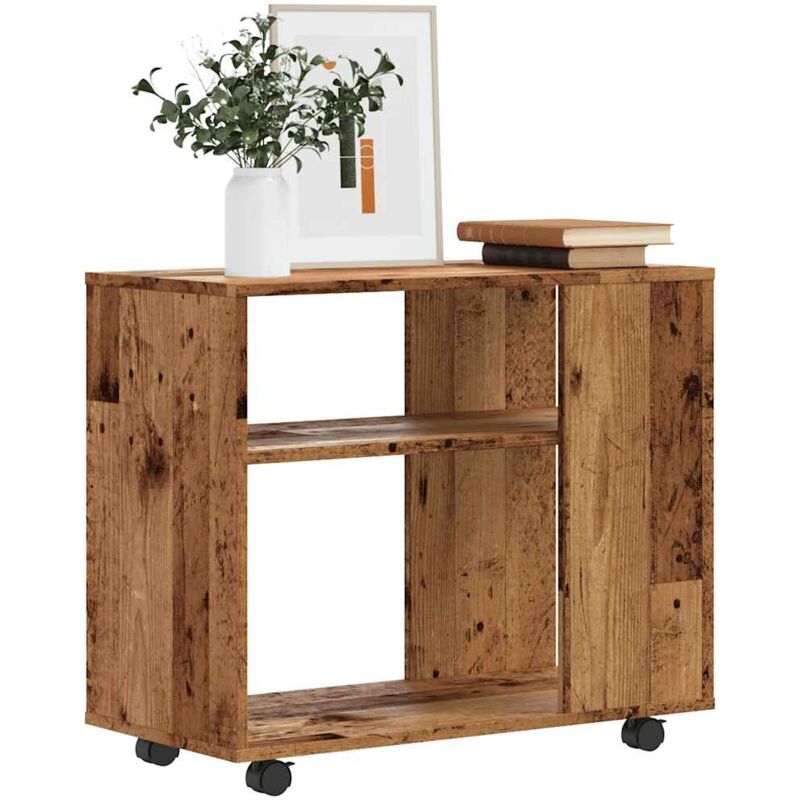 foto del prodotto vidaxl tavolino salotto legno antico 70x35x55 cm in legno multistrato