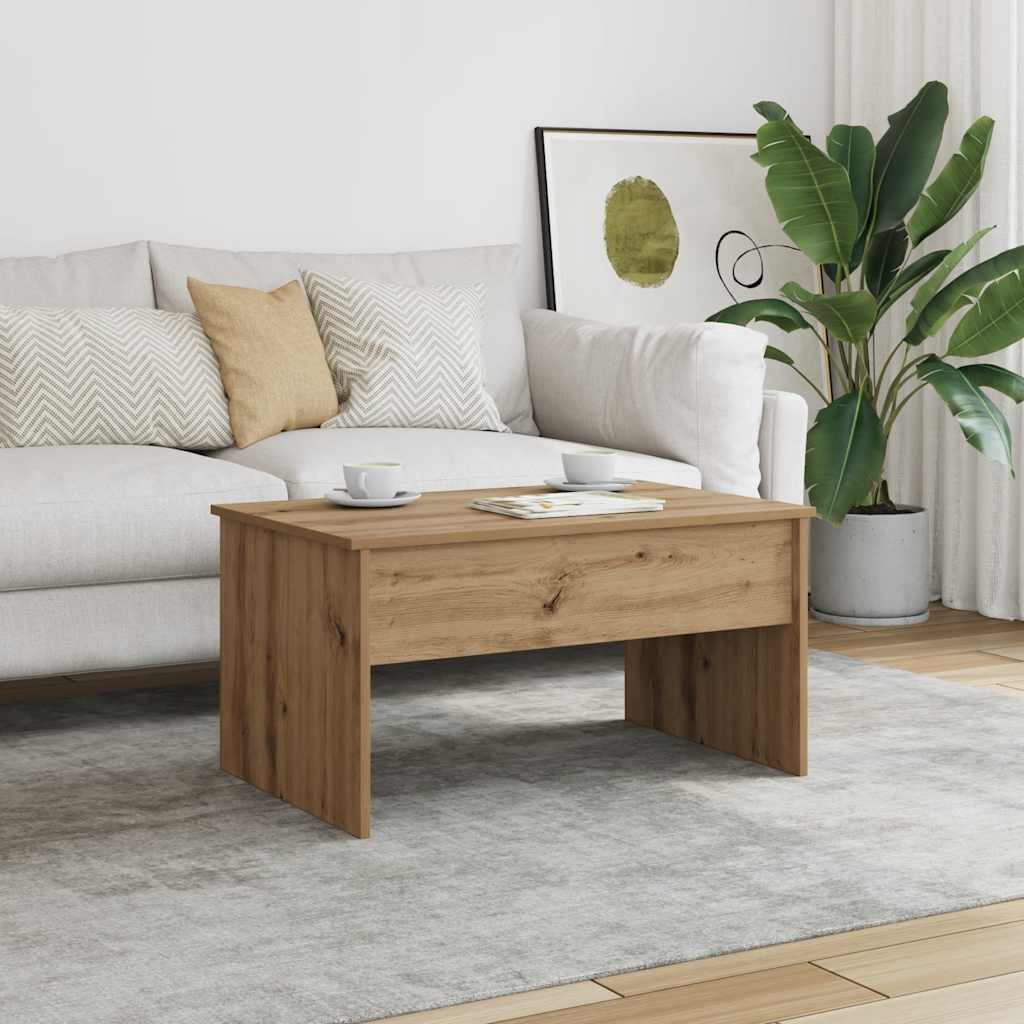 foto del prodotto vidaxl tavolino salotto rovere artigianale 80x50,5x41,5 cm truciolato