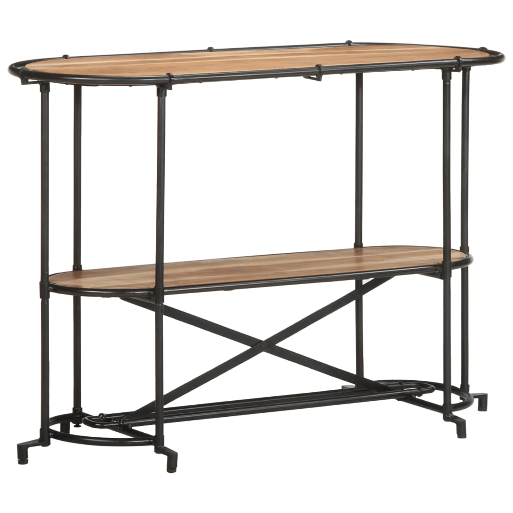 foto del prodotto vidaxl tavolo consolle 110x42x76 cm in legno massello di acacia