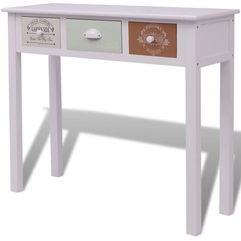 foto del prodotto vidaxl tavolo consolle in stile francese in legno