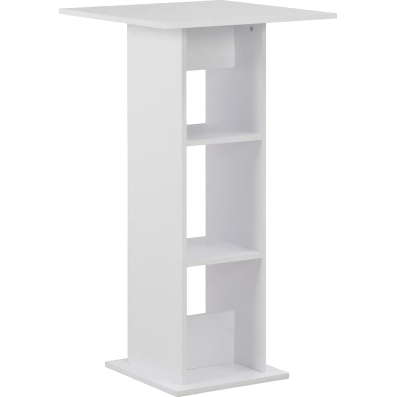 foto del prodotto vidaxl tavolo da bar bianco 60x60x110 cm