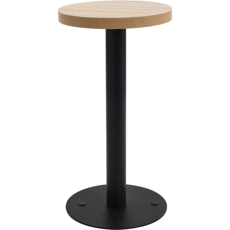 foto del prodotto vidaxl tavolo da bistrot marrone chiaro 40 cm in mdf