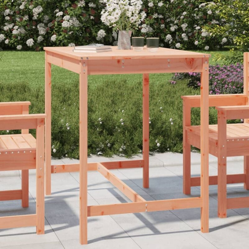 foto del prodotto vidaxl tavolo da giardino 121x82,5x110cm in legno massello di douglas