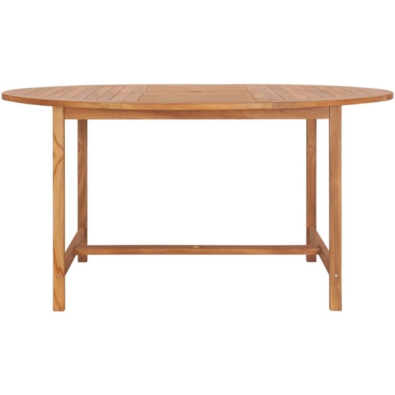 foto del prodotto vidaxl tavolo da giardino 150x76 cm in massello di teak