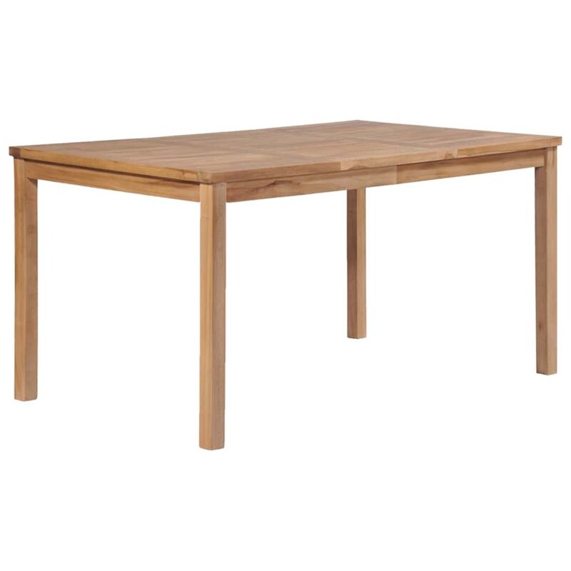 foto del prodotto vidaxl tavolo da giardino 150x90x77 cm in legno massello di teak