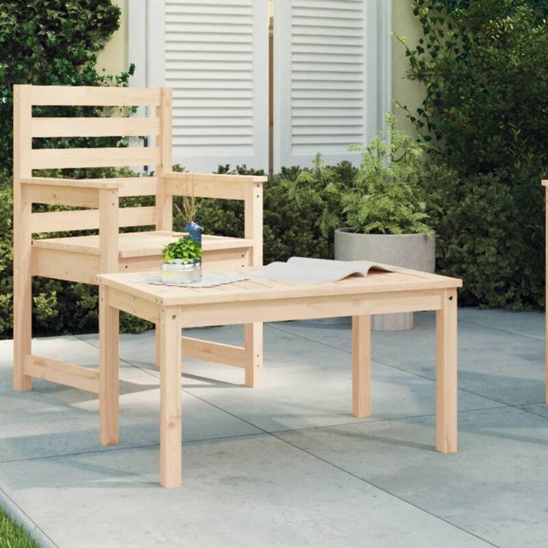 foto del prodotto vidaxl tavolo da giardino 82,5x50,5x45 cm in legno massello di pino