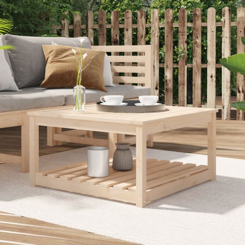foto del prodotto vidaxl tavolo da giardino 82,5x82,5x45 cm in legno massello di pino