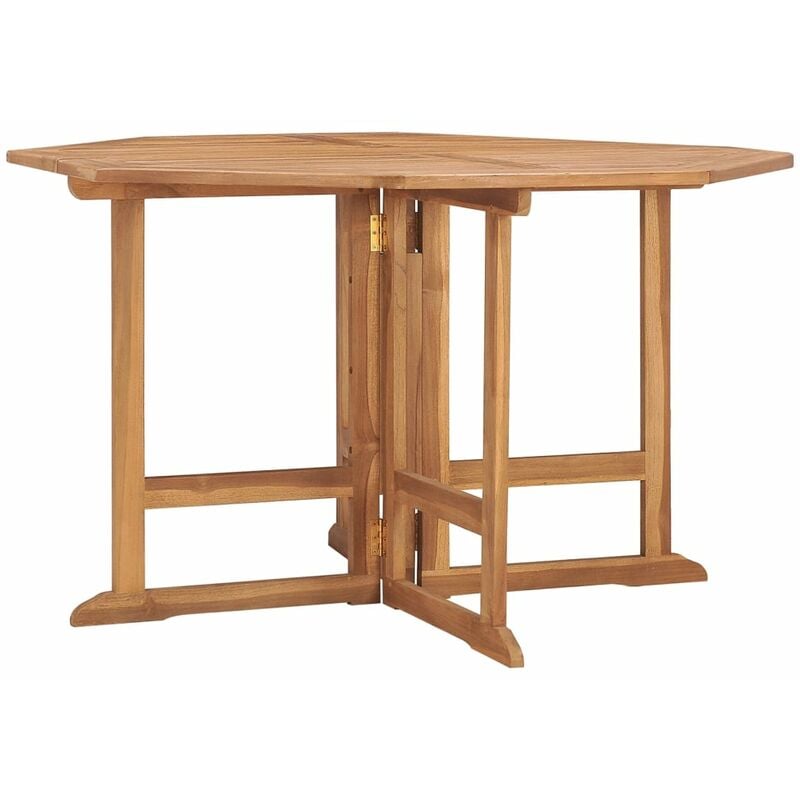 foto del prodotto vidaxl - tavolo da giardino pieghevole 110x110x75 cm in massello di teak