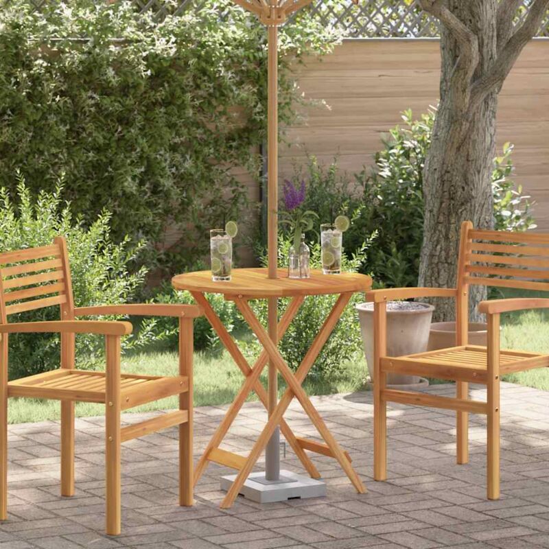 foto del prodotto vidaxl tavolo da giardino pieghevole 60x75cm massello di eucalipto