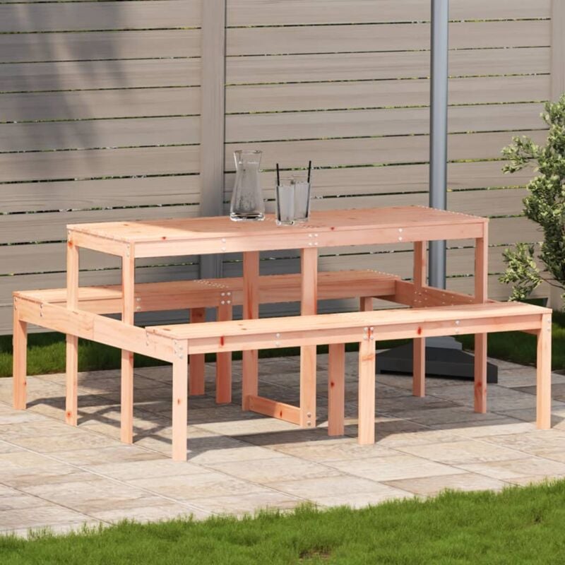 foto del prodotto vidaxl tavolo da picnic 160x134x75 cm in legno massello di douglas