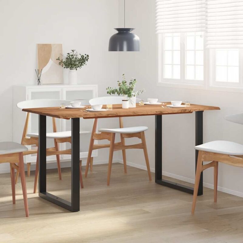 foto del prodotto vidaxl tavolo da pranzo 154x80x76 cm in legno massello di acacia