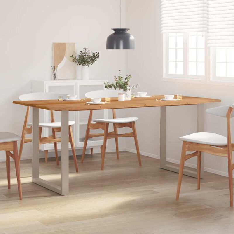 foto del prodotto vidaxl tavolo da pranzo 180x90x76 cm in legno massello di acacia