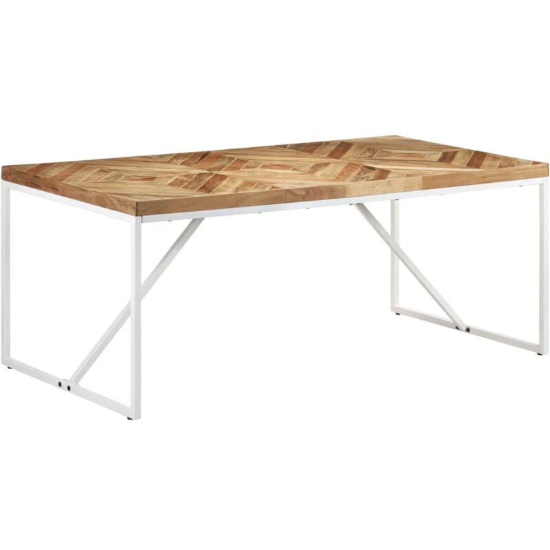 foto del prodotto vidaxl tavolo da pranzo 180x90x76 cm legno massello di acacia e mango
