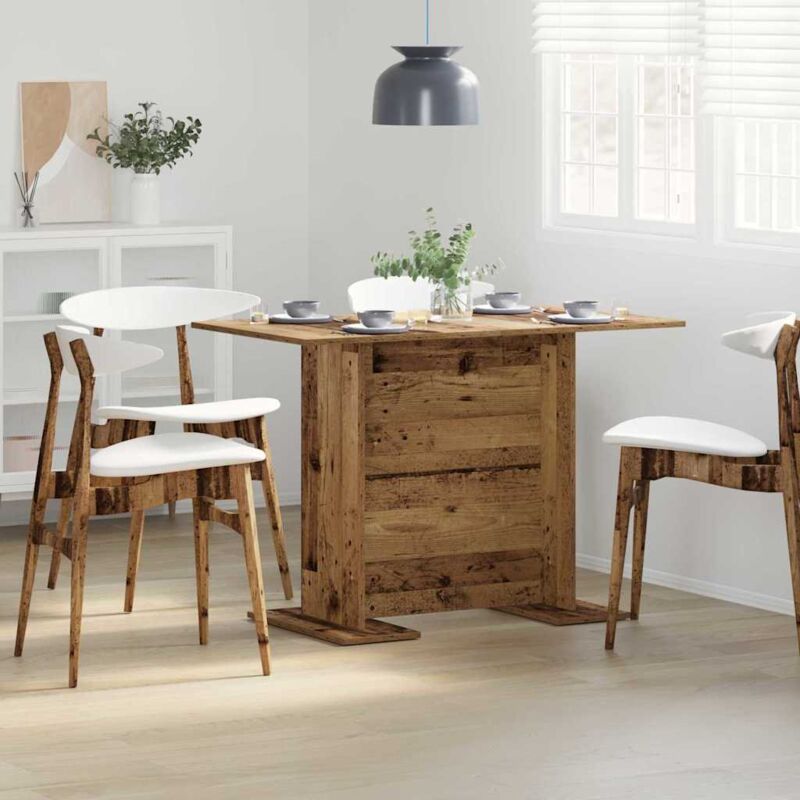 foto del prodotto vidaxl tavolo da pranzo in legno antico 110x60x75 cm in legno ingegnerizzato