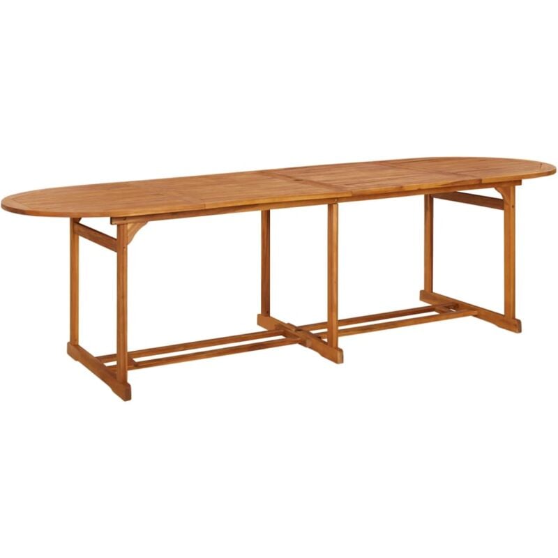 foto del prodotto vidaxl tavolo da pranzo per esterni 280x90x75cm legno massello acacia