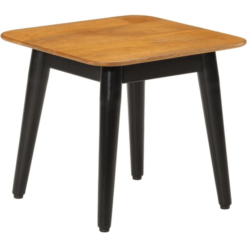 foto del prodotto vidaxl tavolo da salotto 45x45x40cm in legno massello di mango e ferro