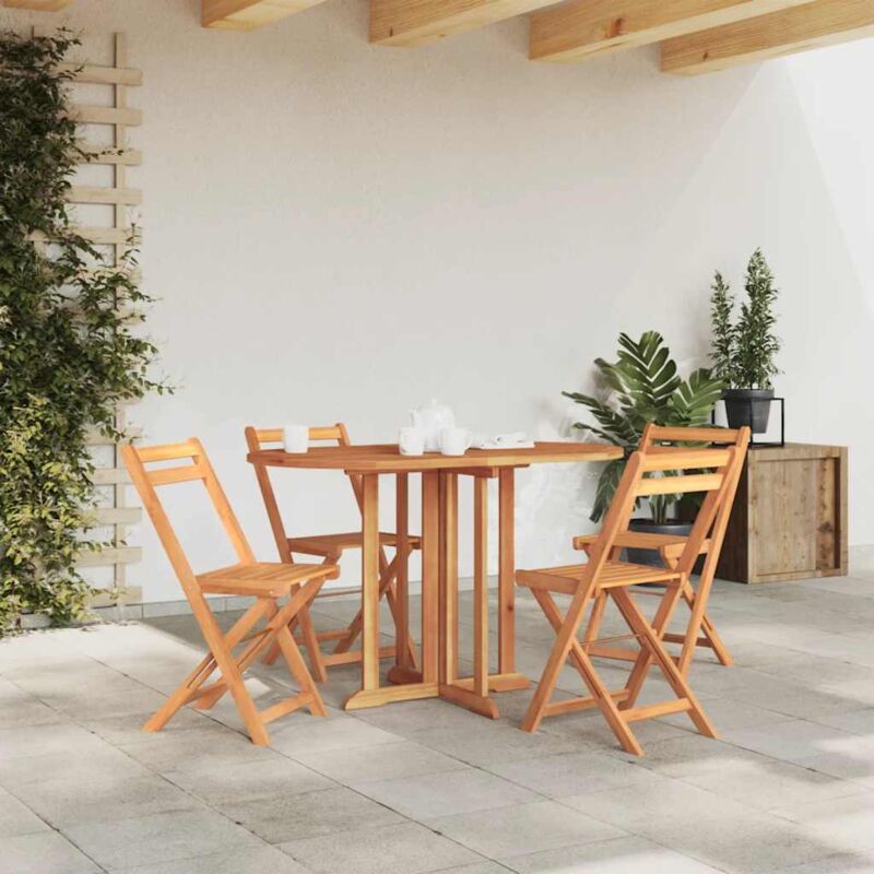 foto del prodotto vidaxl - tavolo pieghevole a farfalla 120x70x75 cm in massello di teak